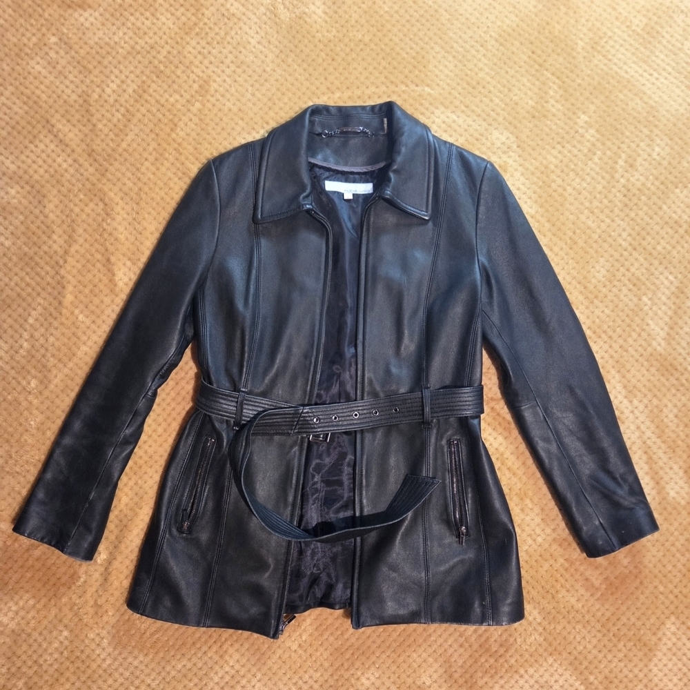 Women's Black Leather Jacket